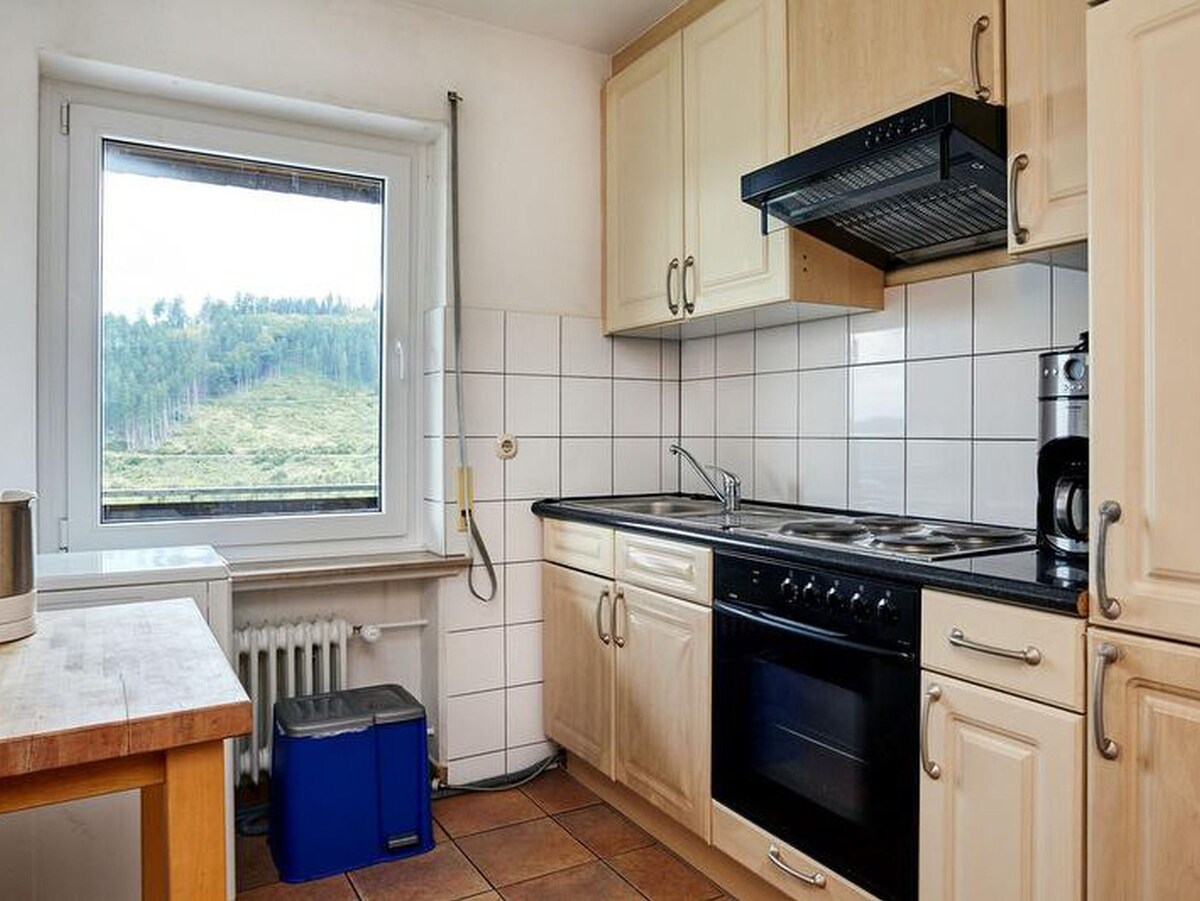 Pension Haus am Einberg ， （ Meschede ） ，公寓， 85平方米， 3间卧室，独立厨房，最多可容纳7人