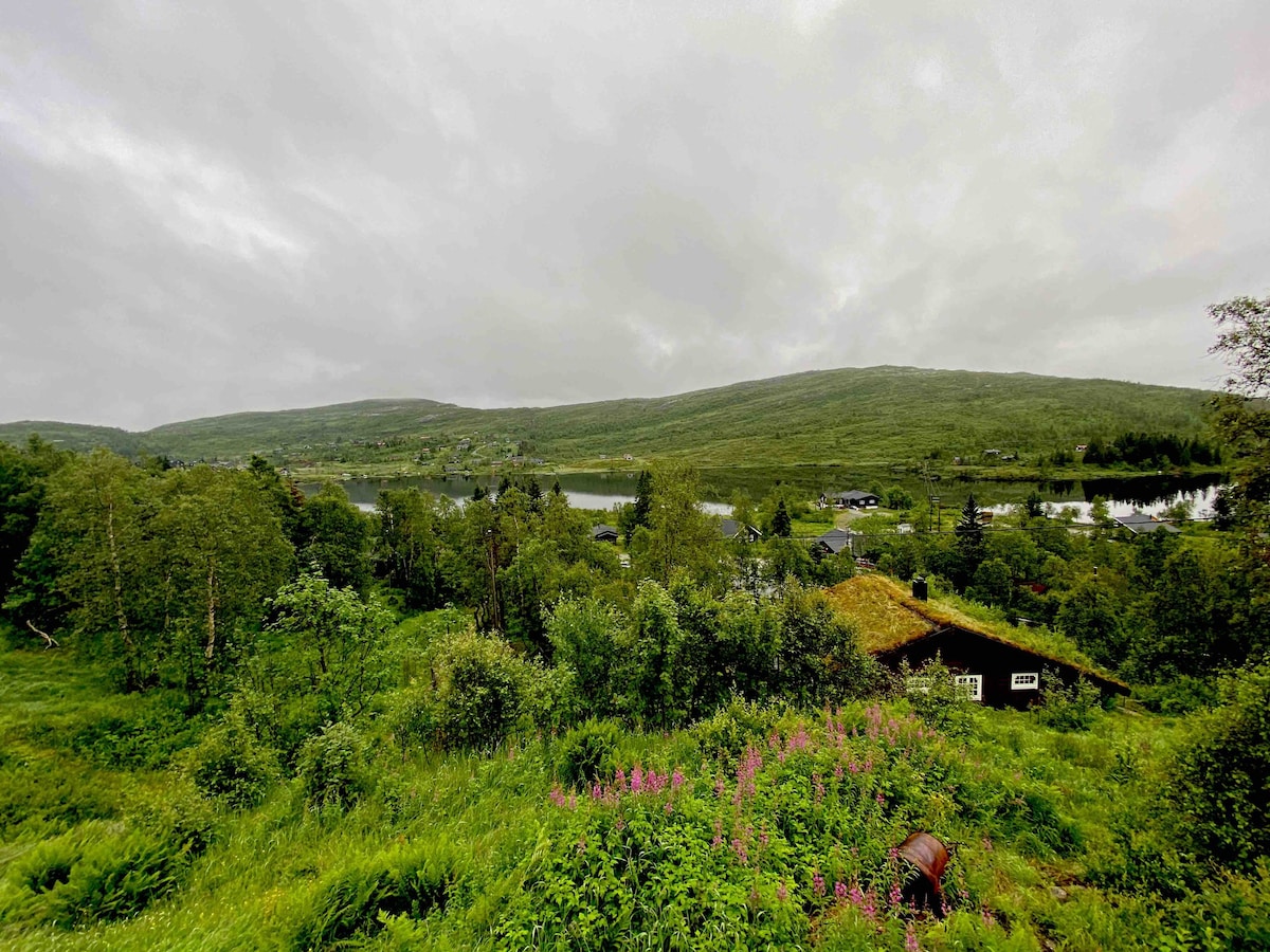 位于Kvamskogen的大型迷人小屋