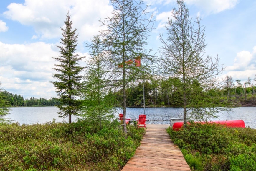 湖滨隐私@ Limberlost Boardwalk Cottage