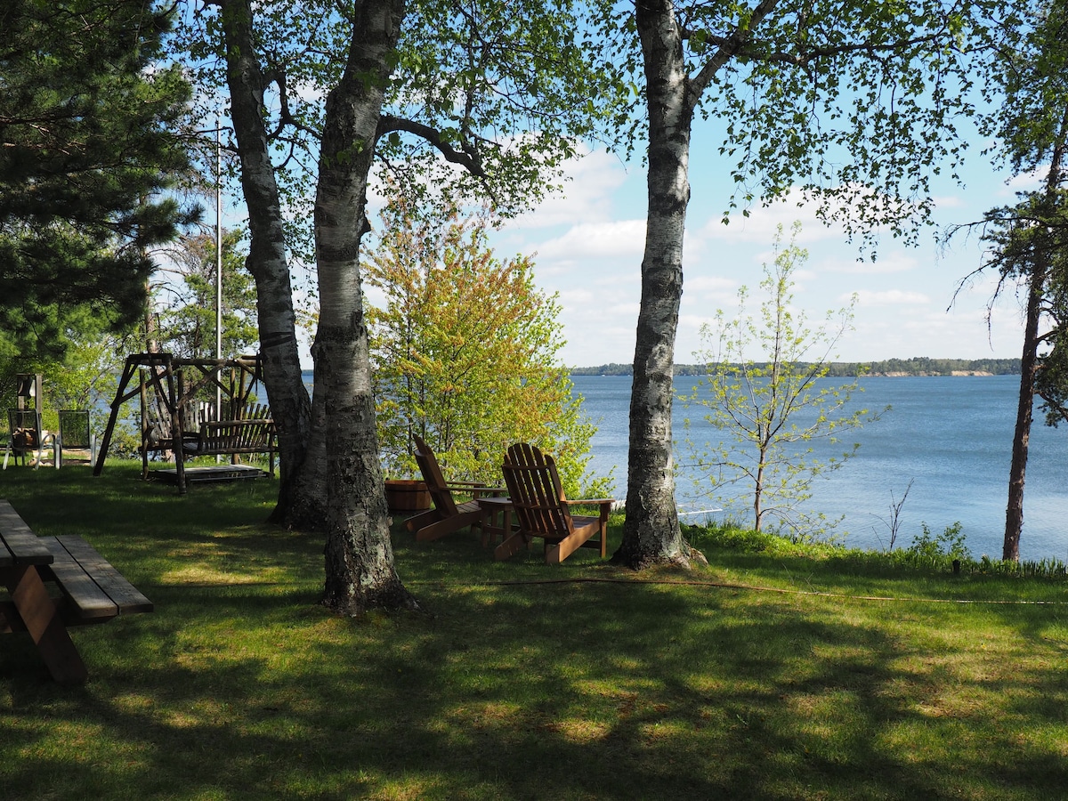 六月之旅-美丽的家庭小木屋，白鱼湖！