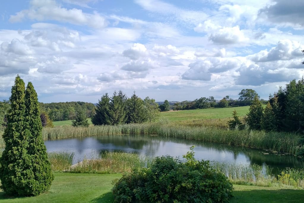 large freshwater pond