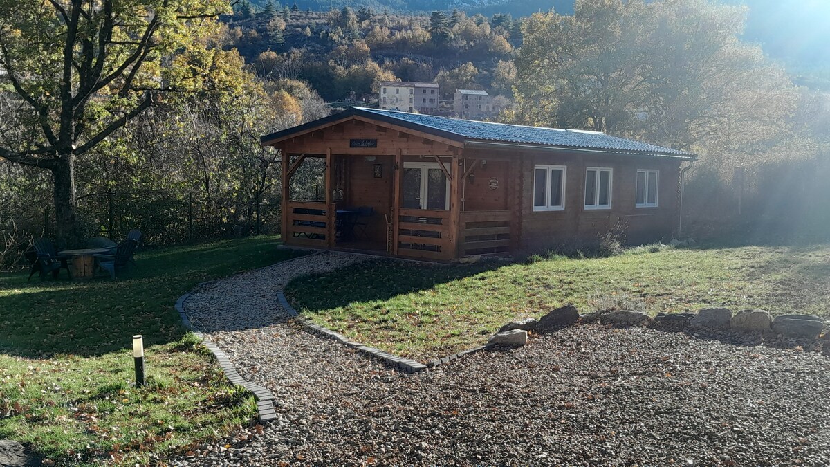位于山区中心的度假木屋，配备私人水疗中心