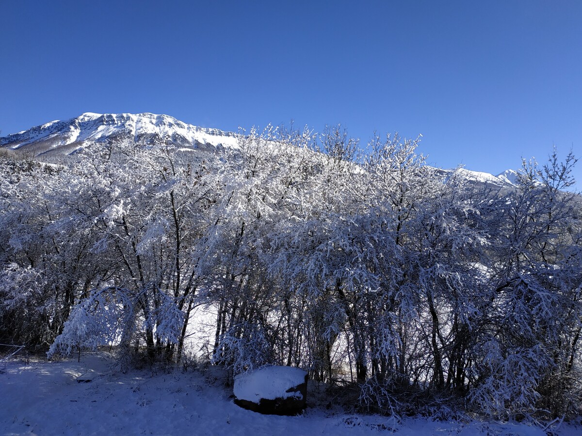 温暖的蒙特克拉小屋