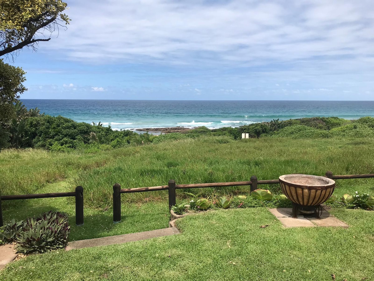 On the beach with stunning view