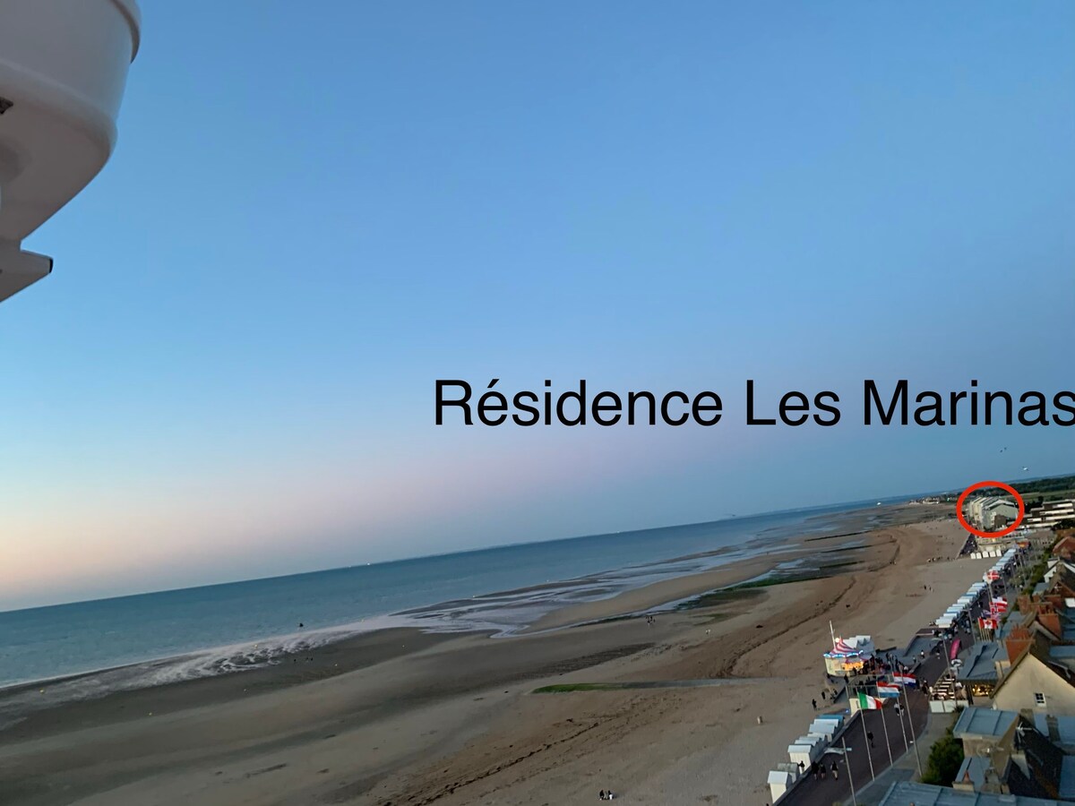公寓F3、Les Marinas、海景
