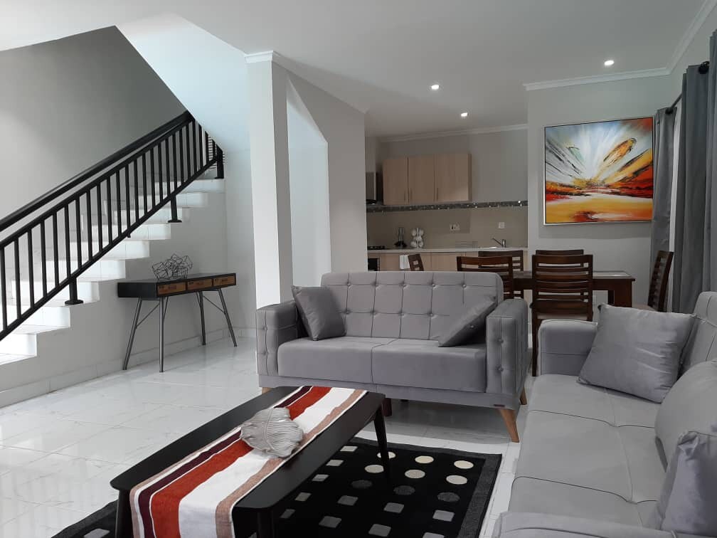 Modern duplex apartment in Brufut with AC & WiFi