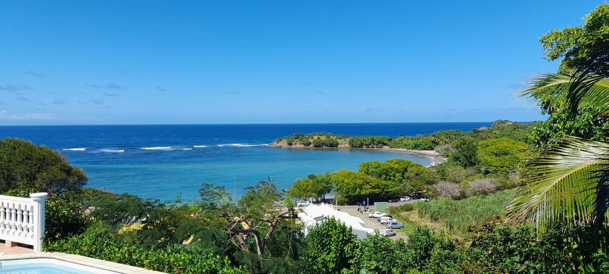 Studio Corosol vue mer, piscine et plage !