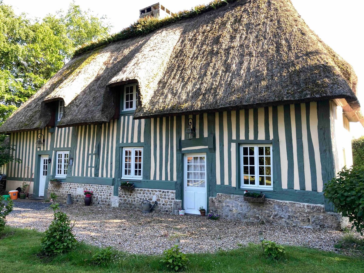 漂亮的大容量小屋，靠近Honfleur