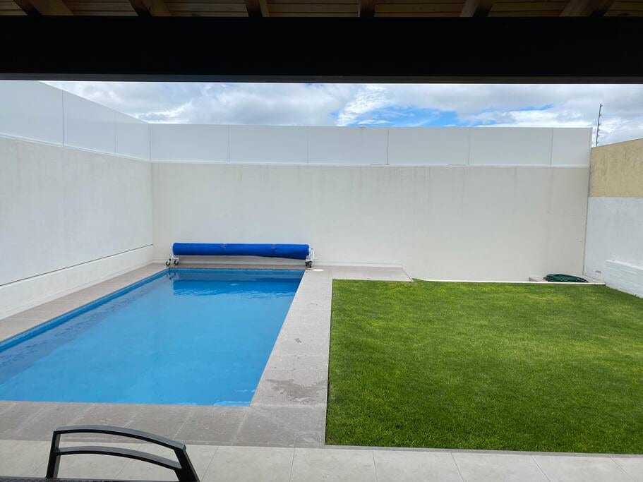 Casa Tequisquiapan -私人游泳池。