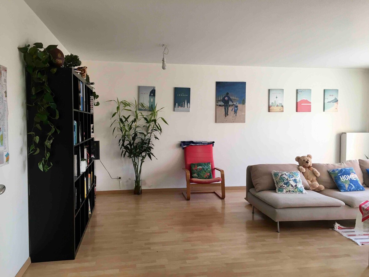 宽敞公寓中的宁静和独立房间-迈瑙