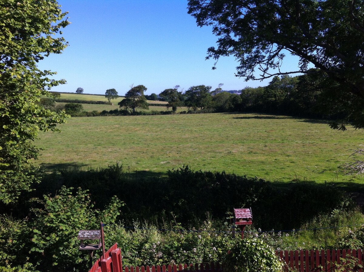 Pretty Village Millbrook in Cornwall