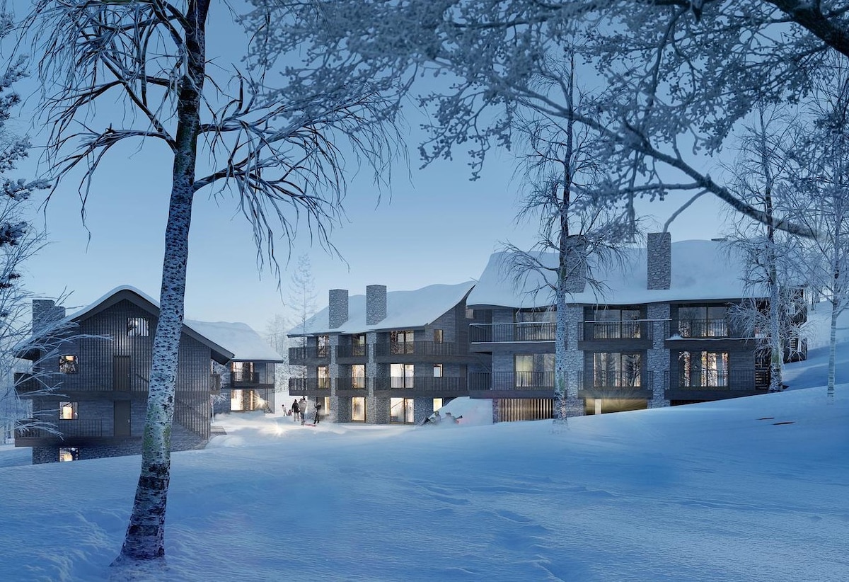 Sälen ， Lindvallen ，新建滑雪公寓