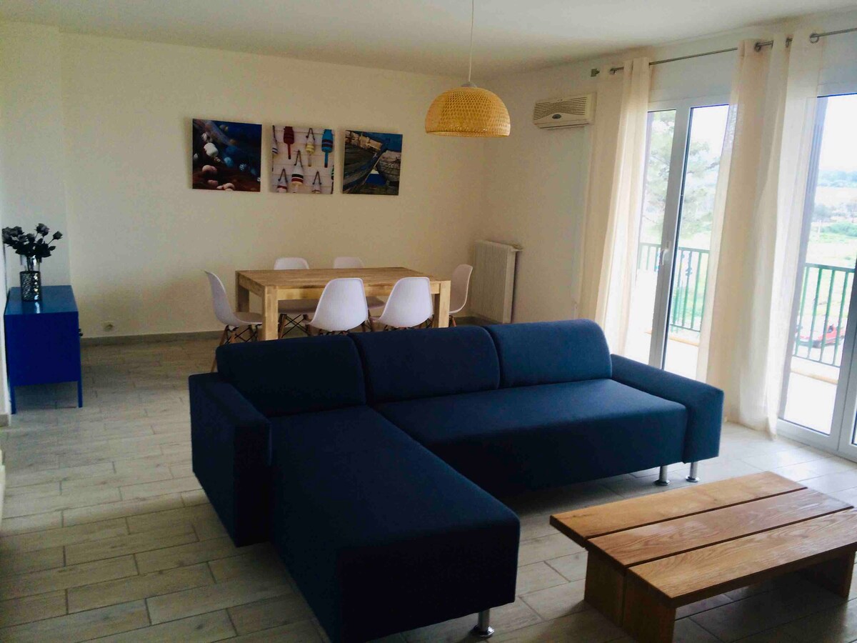 F4 Appartement Solenzara vue mer, rivière,montagne