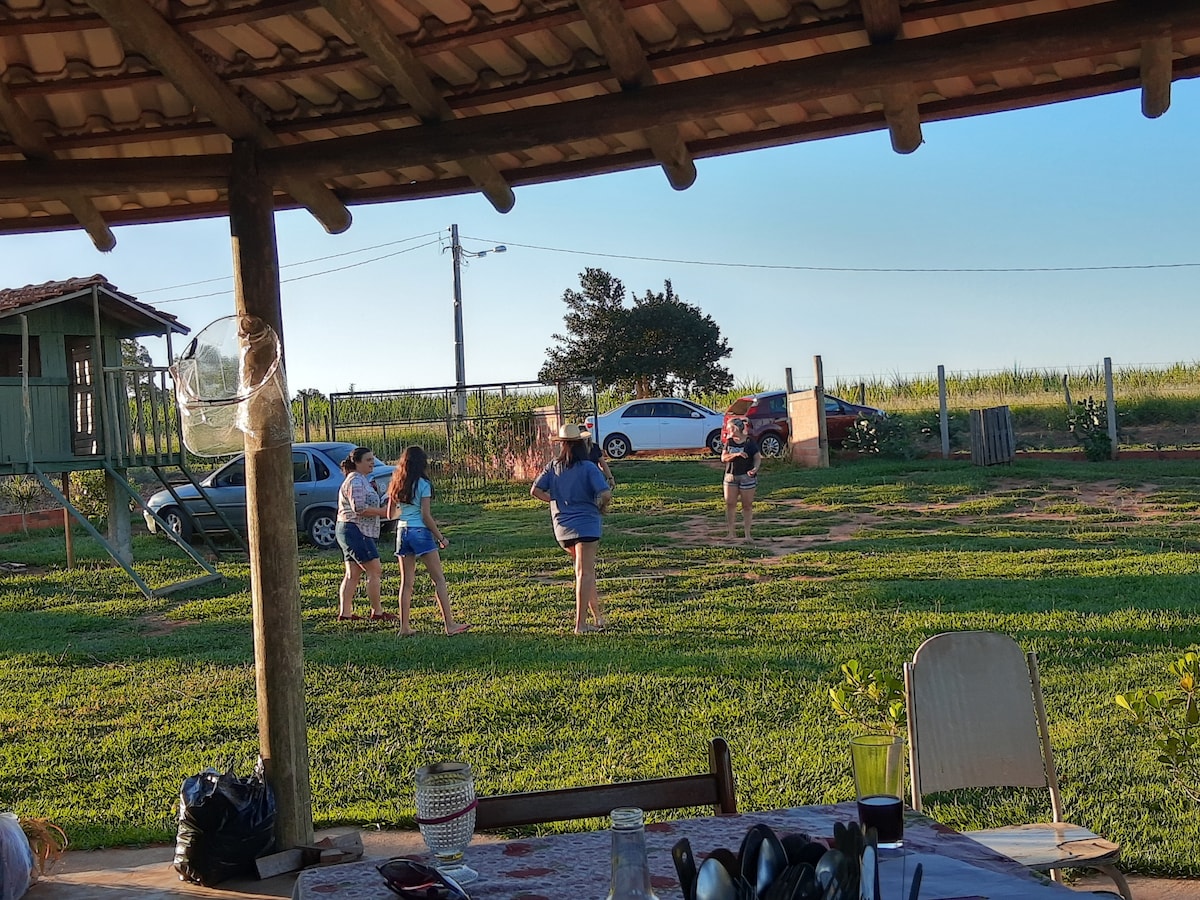 Espaço para quem busca passar momentos em  família