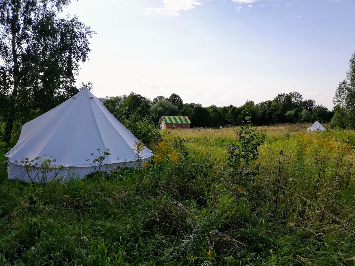 Glamping in Jizera Mountains - tent 1