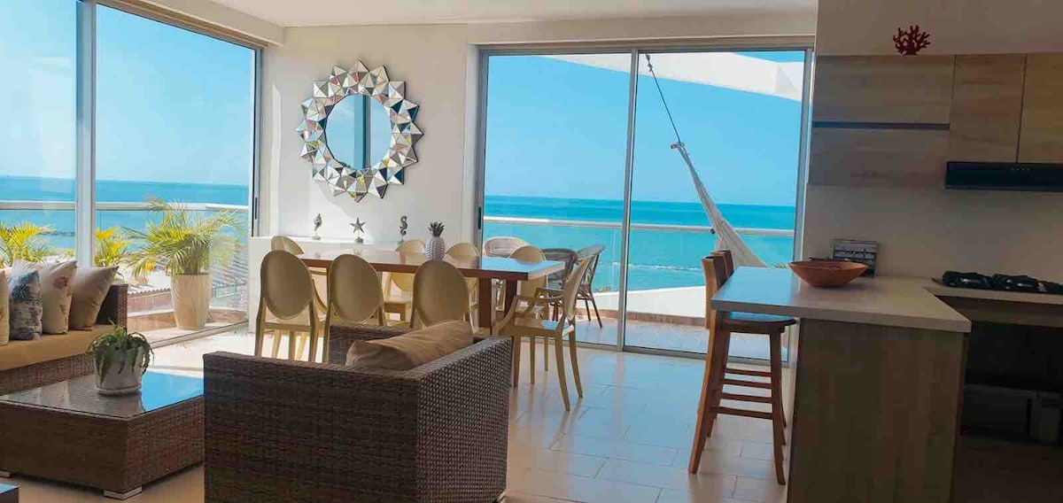 DeLuxuryCoveñas. Hermoso apartamento frente al mar