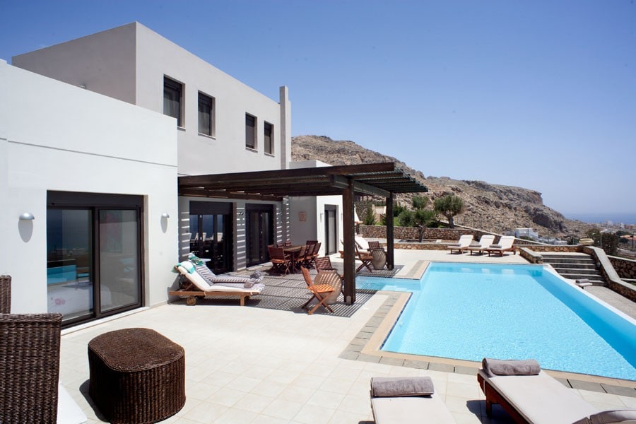 Luxury pool Villa in Lindos with exceptional views