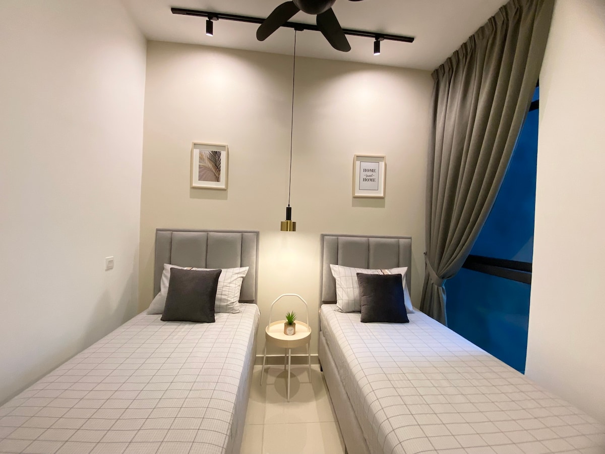 舒适的2卧室， 600 MBPS ，靠近永旺购物中心Kepong