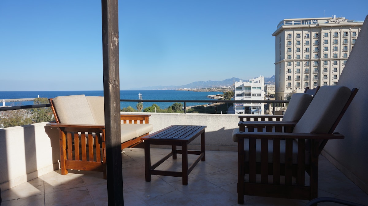 塞浦路斯海港景观顶层公寓