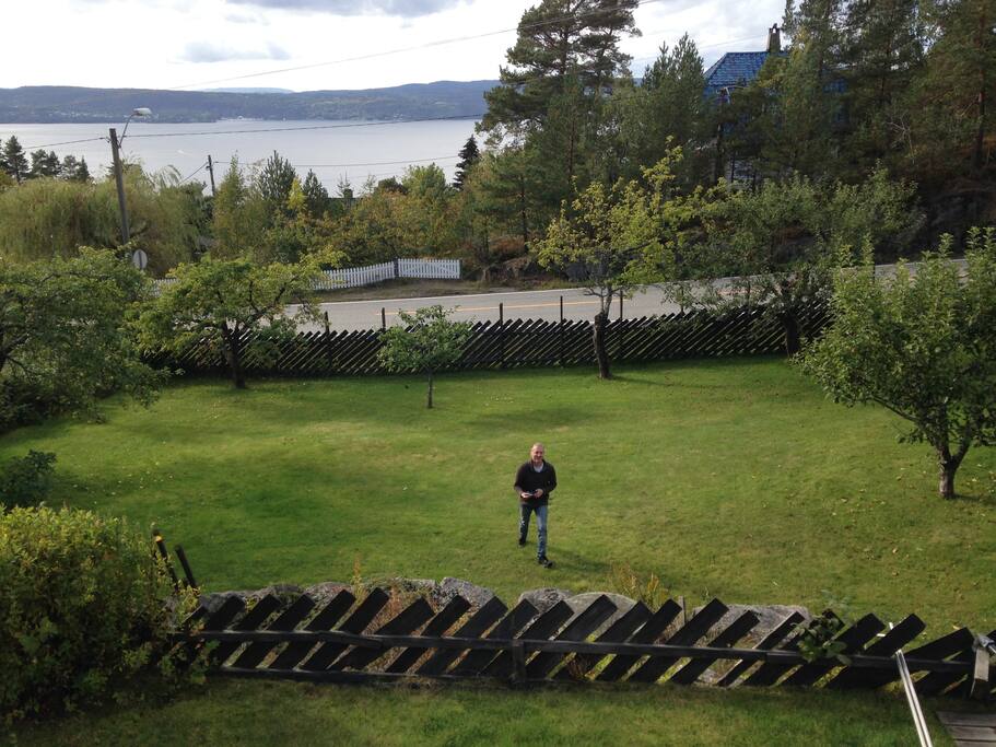 view from the terrace. you can use the barbeque here.