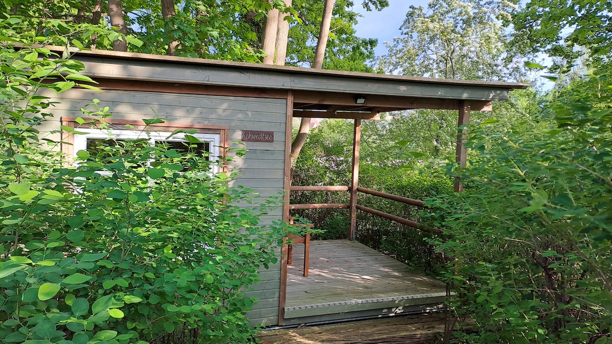 Naturnahe Unterkunft "Baalensee" mit Dusche & WC