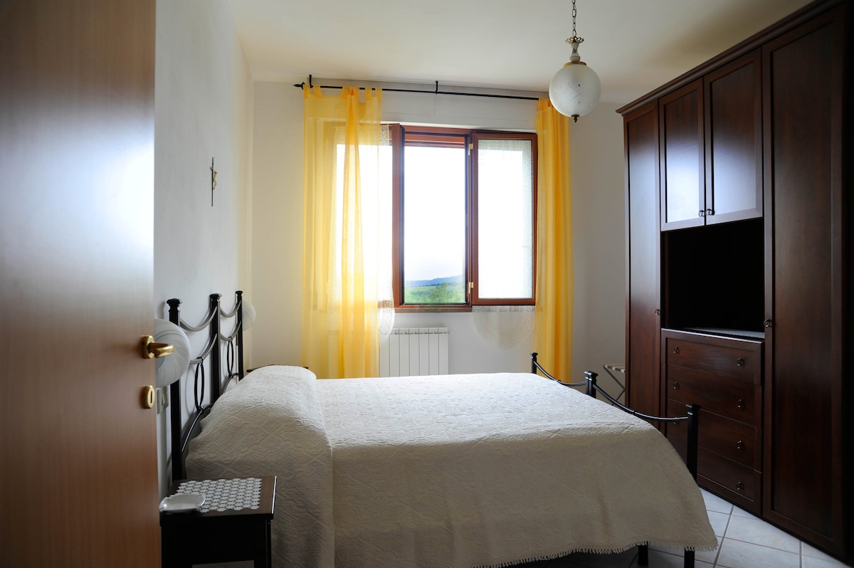 锡耶纳Montepulciano附近的双卧室公寓