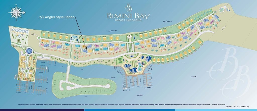 RESORTS WORLD BIMINI - 2/2公寓- 40英尺可使用！