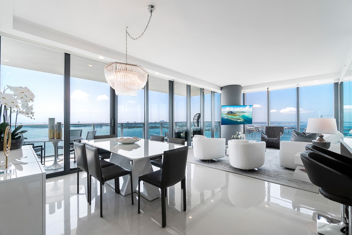 迈阿密-五星级公寓。绝佳景观！