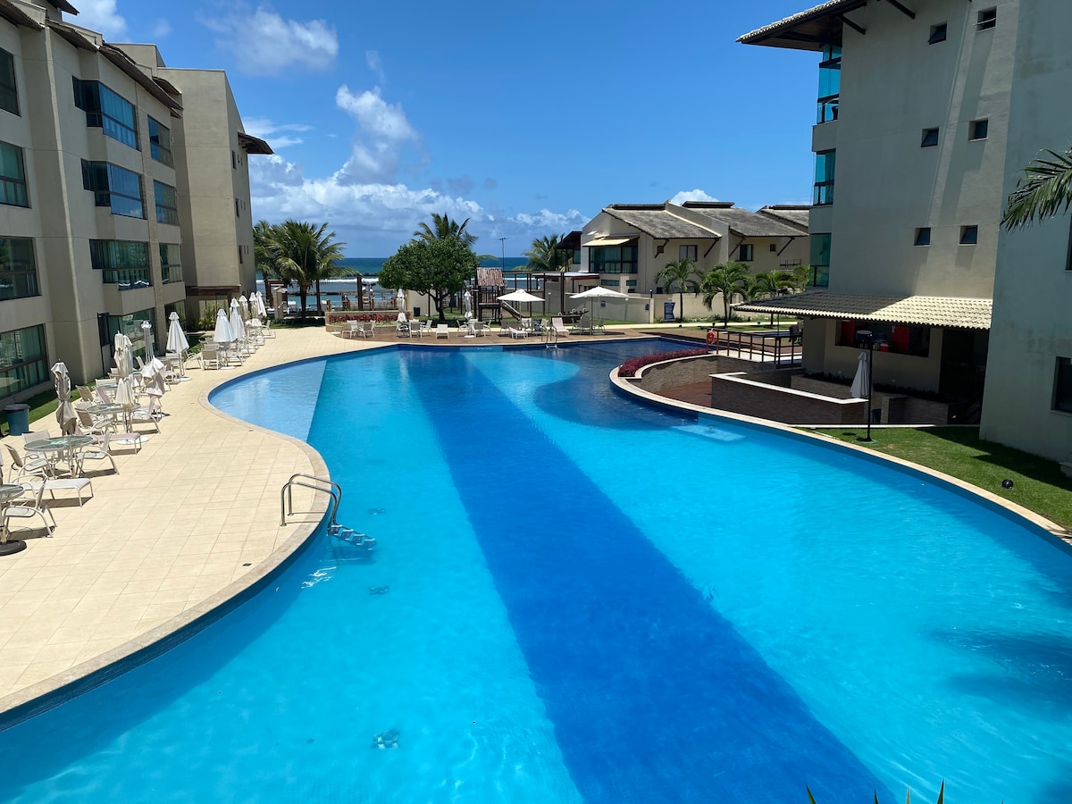 美丽的公寓海景和泳池Muro Alto Ekoara泳池