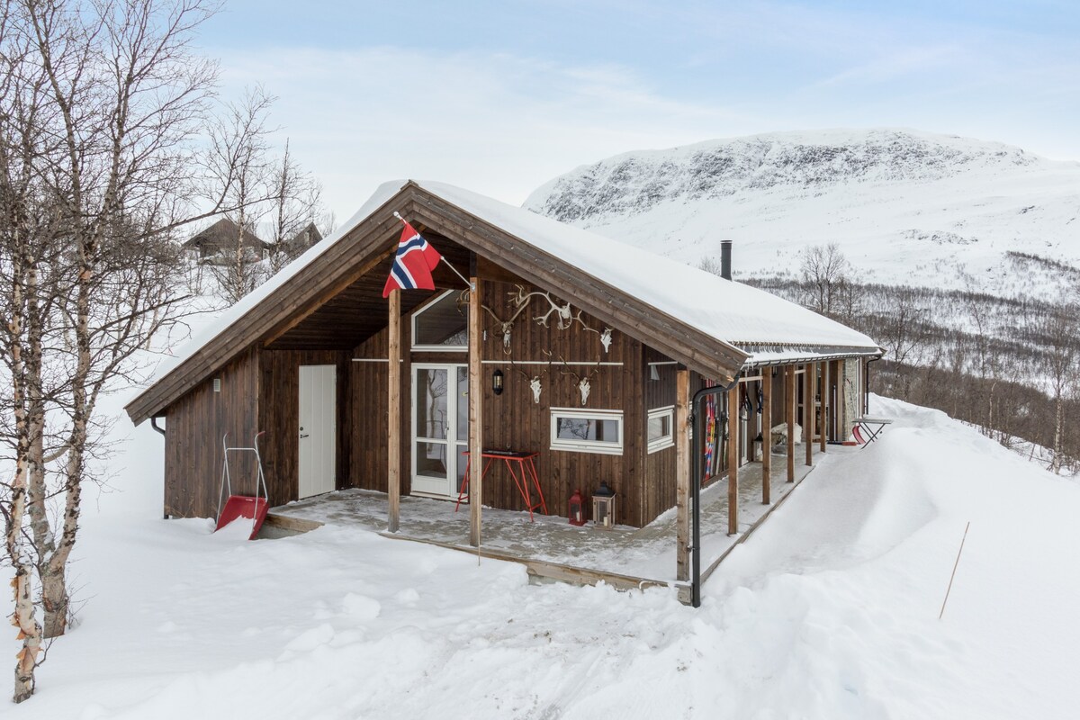 可欣赏Gramstølen的壮丽景色小木屋-桑拿房！