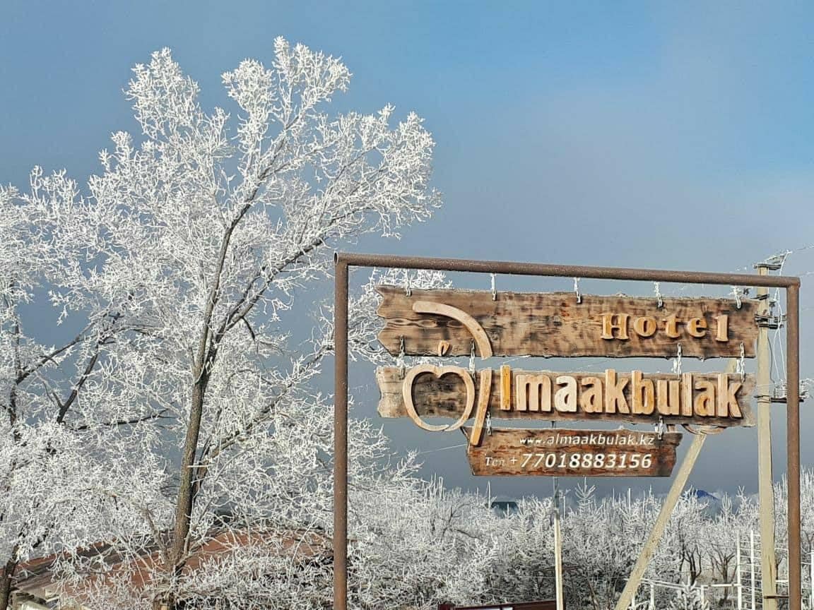 位于阿拉木图山脚下的酒店"Almaakbulak"