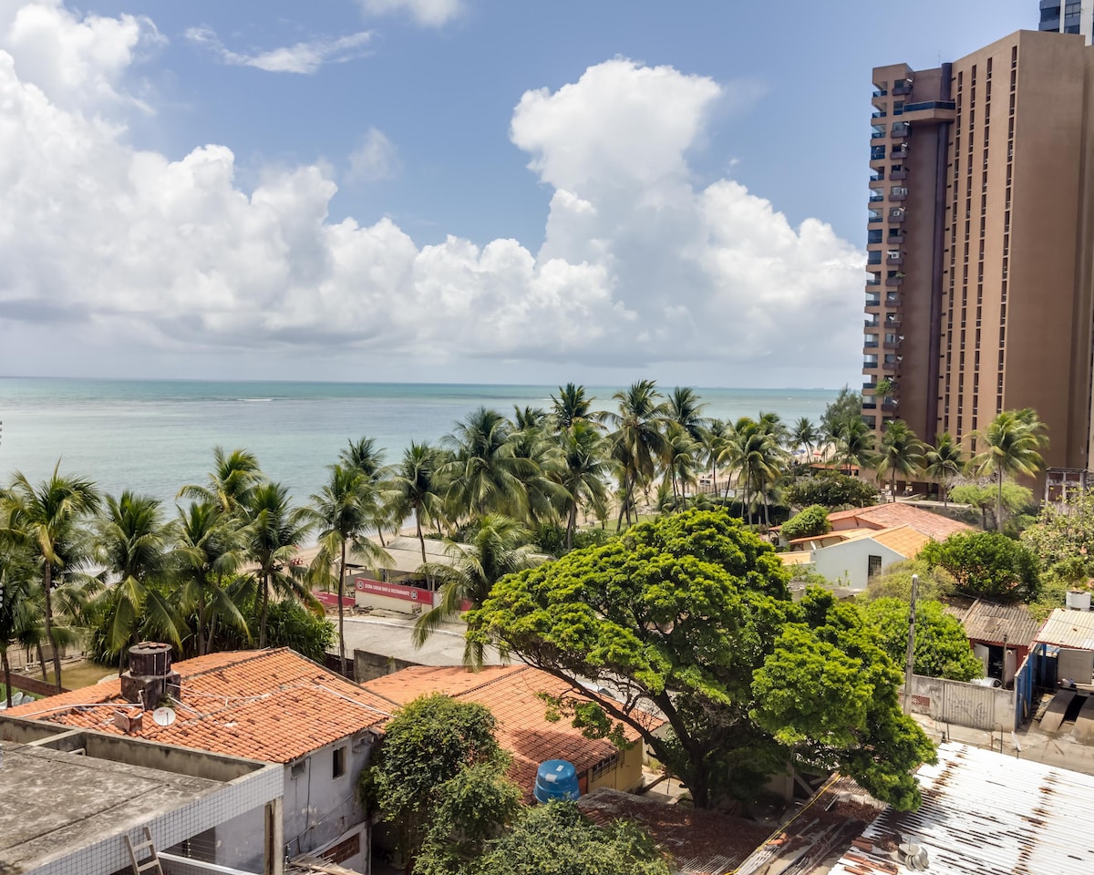 Beira Mar -美丽的公寓2 qts、游泳池、海滩、无线网络