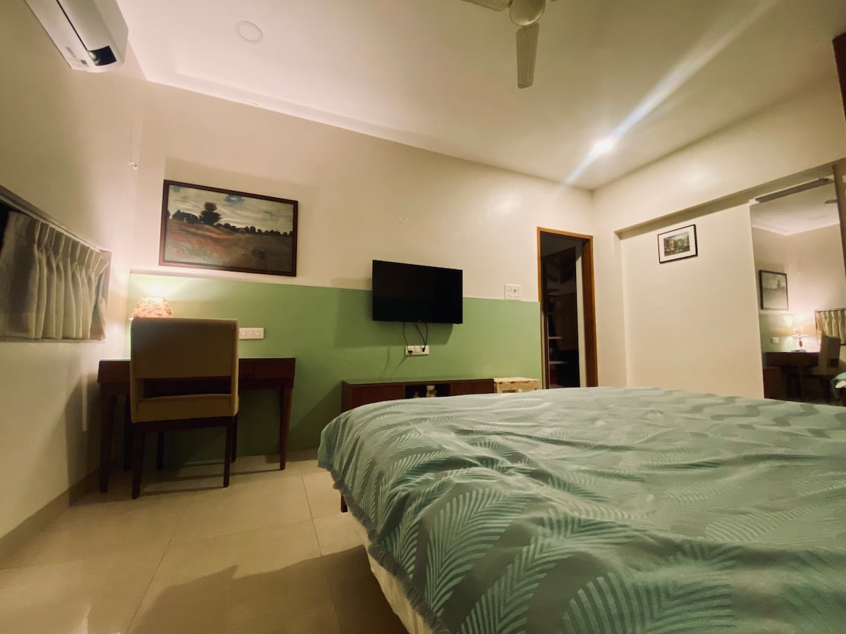 Private Twin bedroom (Green) @107LightHouse