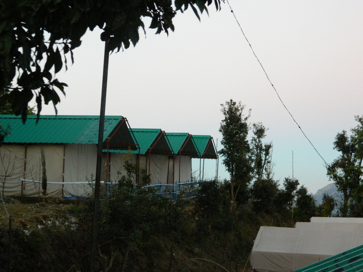 Maakot Hills Camp with Himalayan view