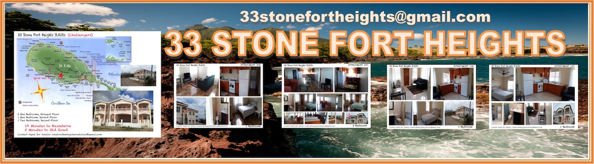 2卧室， 33 Stone Fort Heights - St. Kitts Haven