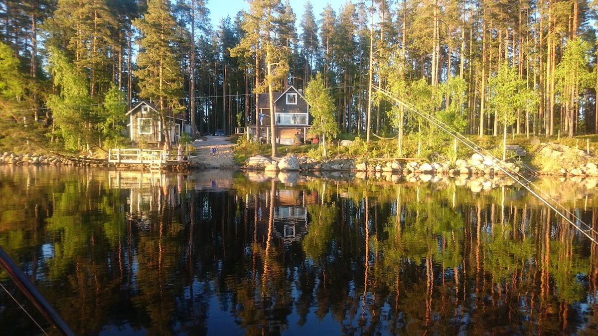 Lucky Kuoras Lake距离Seinäjoki市中心30分钟车程