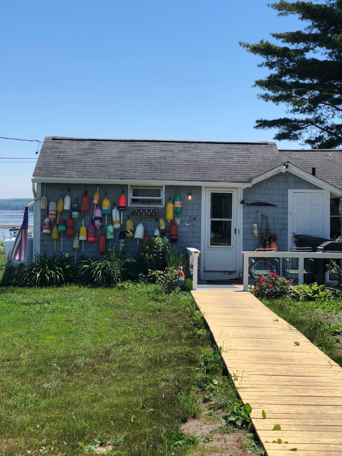 Salty套房{Oceanside Cottage/Near Acadia}