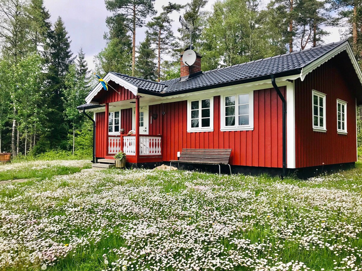 Sjö- och naturnära Mjöhult i Hallands skogar