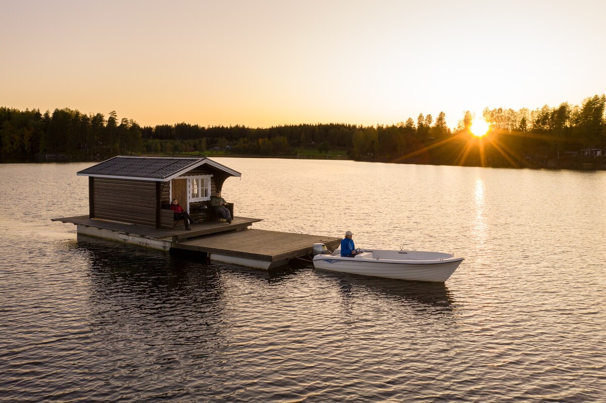 在我们的水上小屋# 3探索瑞典自然风光