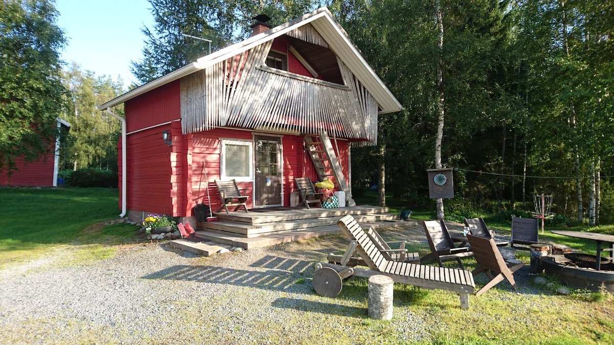 家庭学校小屋，农场旅游Ilomäki