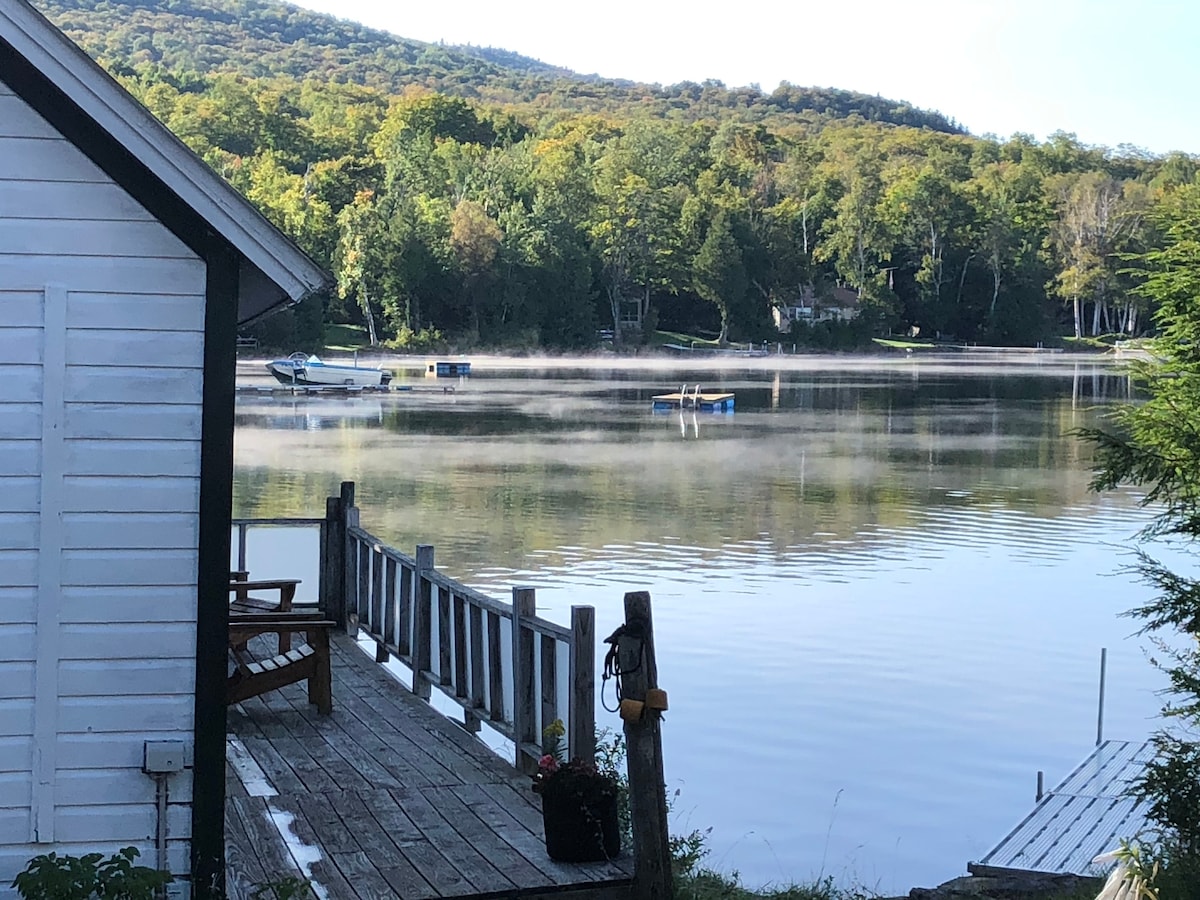 Unique Boat House on Chazy Lake in the Adirondacks