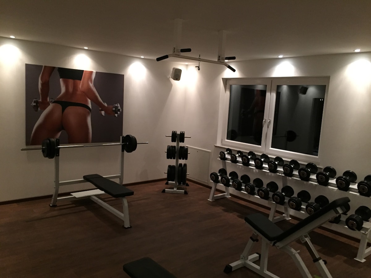 Haus Respirada NRW ，健身区非常好，健身房
