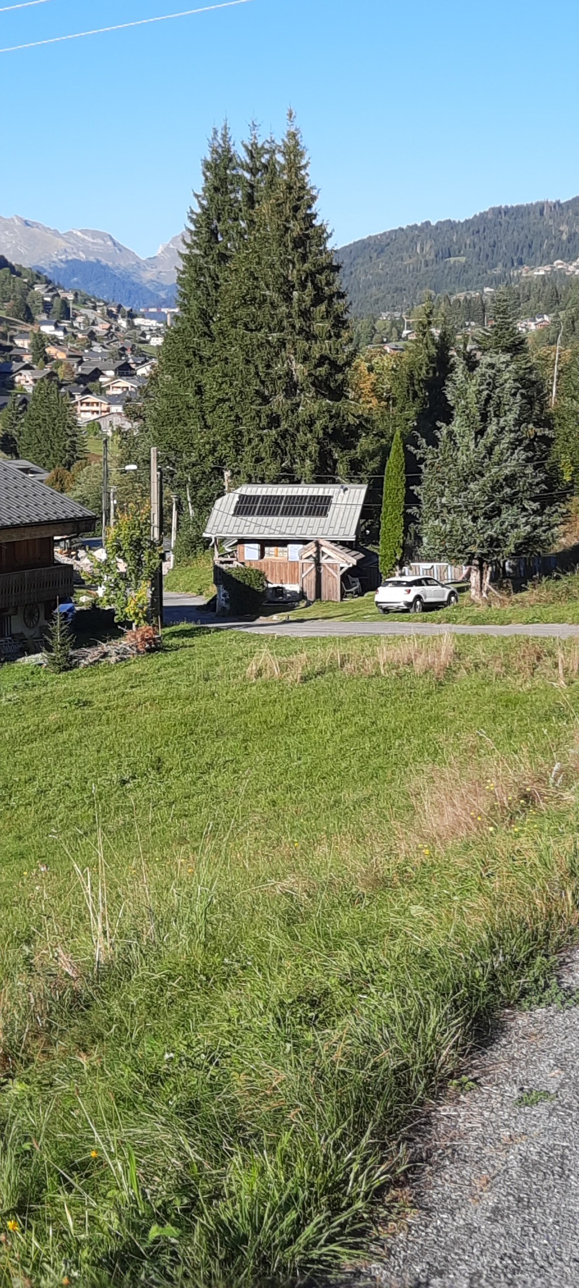 Chalet cosy station des Gets au calme avec jardin.