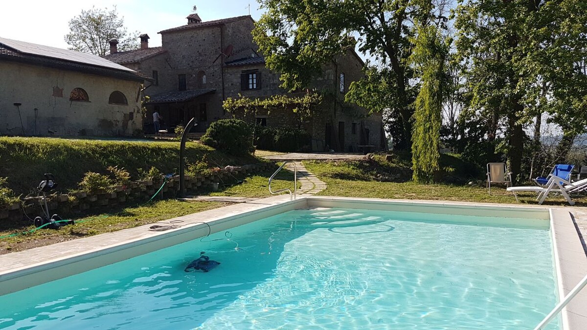 Podere Andreana-Country house with pool-Leccino
