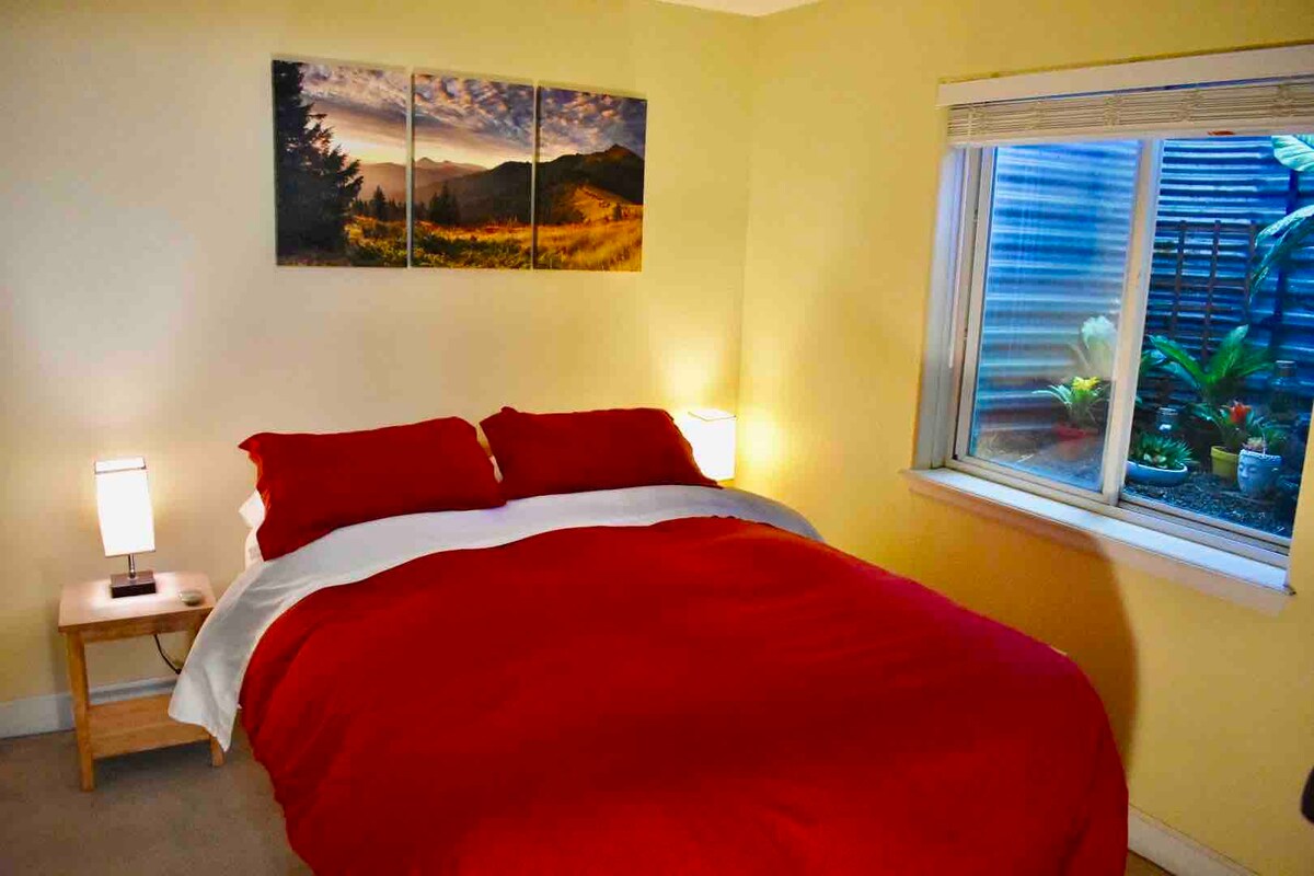舒适、私密、宽敞的卧室和卫生间