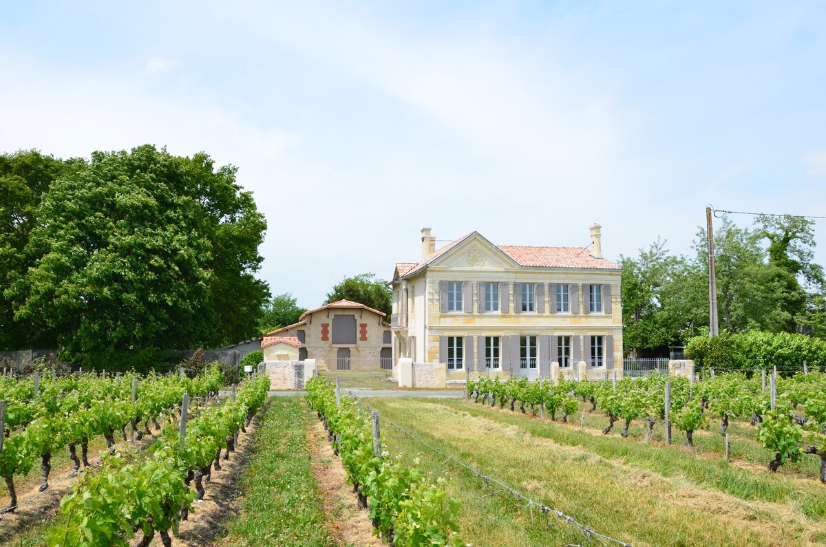 Château La Tour Blanche ，海滩，葡萄酒