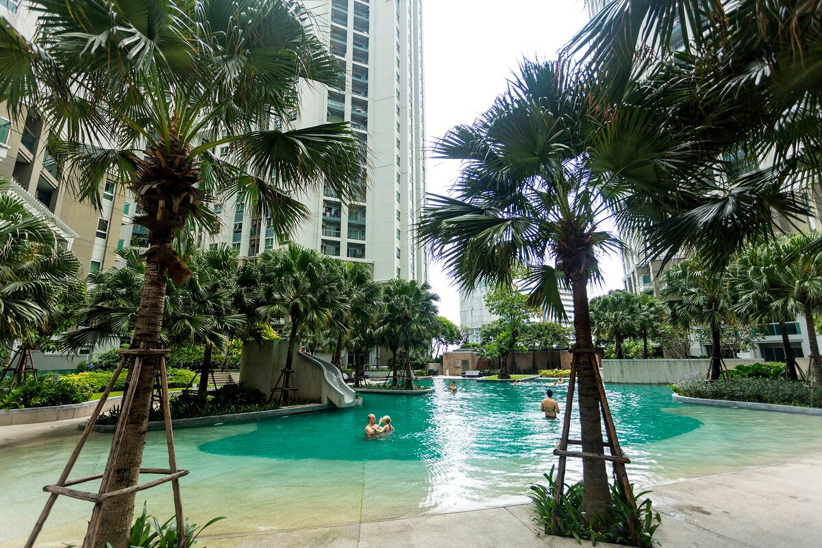 曼谷市中心精致度假公寓中文服务
