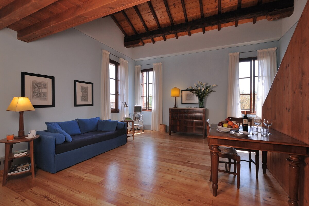 Vinca ：位于16世纪农场的舒适单间公寓