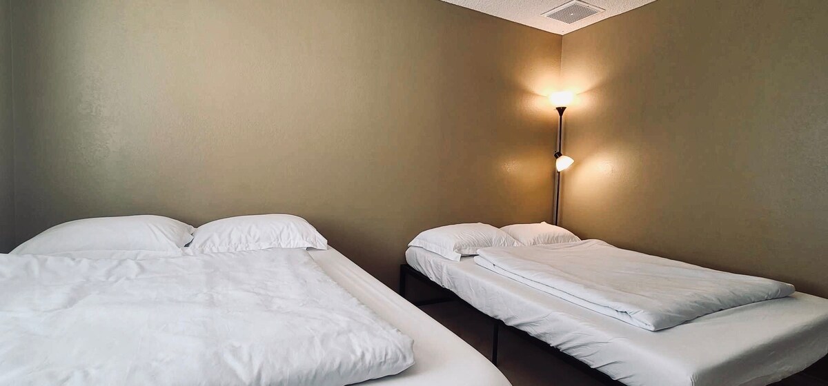 独立房间（ # 1 ） -标准双人床-独自旅行者