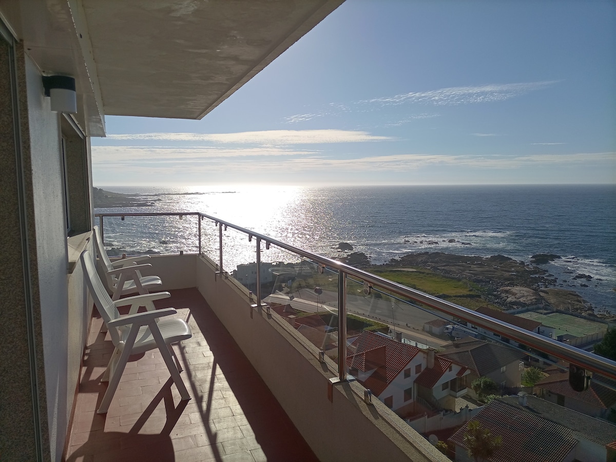 可俯瞰Cíes群岛的美丽公寓